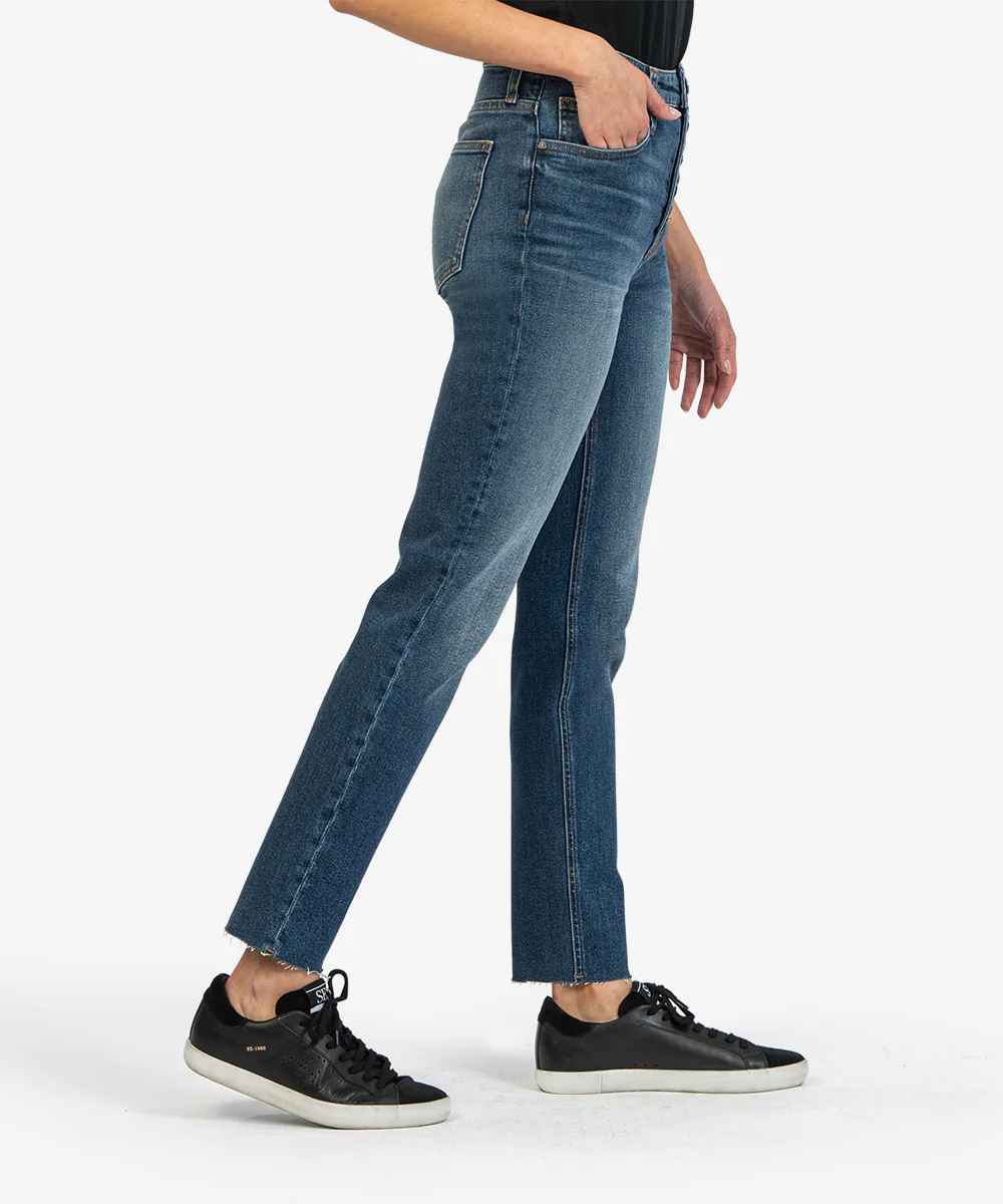 Kut From The Kloth Rachael High Rise  Mom Jeans (Within Wash)