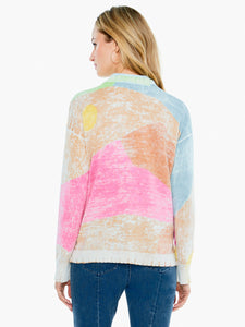 Nic + Zoe Mosaic Sunrise Sweater