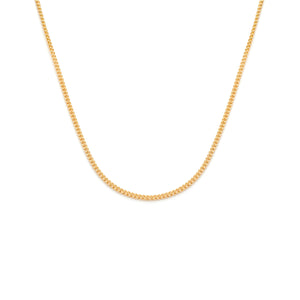 Leah Yard Heavy Minimalist Curb Chain 14K Gold Filled