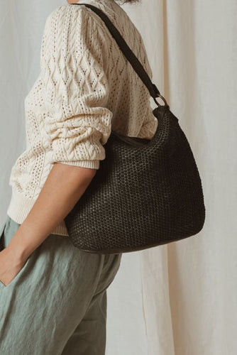 Indi & Cold Small Weave Rectangle Shoulder Bag