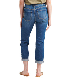 Jag Jeans Carter Mid Rise Girlfriend Jeans (Thorn Blue Wash)