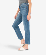 Load image into Gallery viewer, Kut From The Kloth Rachael High Rise Raw Hem Mom Jeans (Perfect Wash)