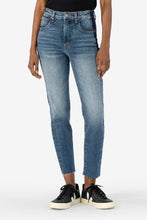 Load image into Gallery viewer, Kut From The Kloth Elizabeth High Rise Straight Side Shadow Jeans (Designer Wash)