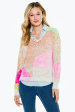 Load image into Gallery viewer, Nic + Zoe Mosaic Sunrise Sweater