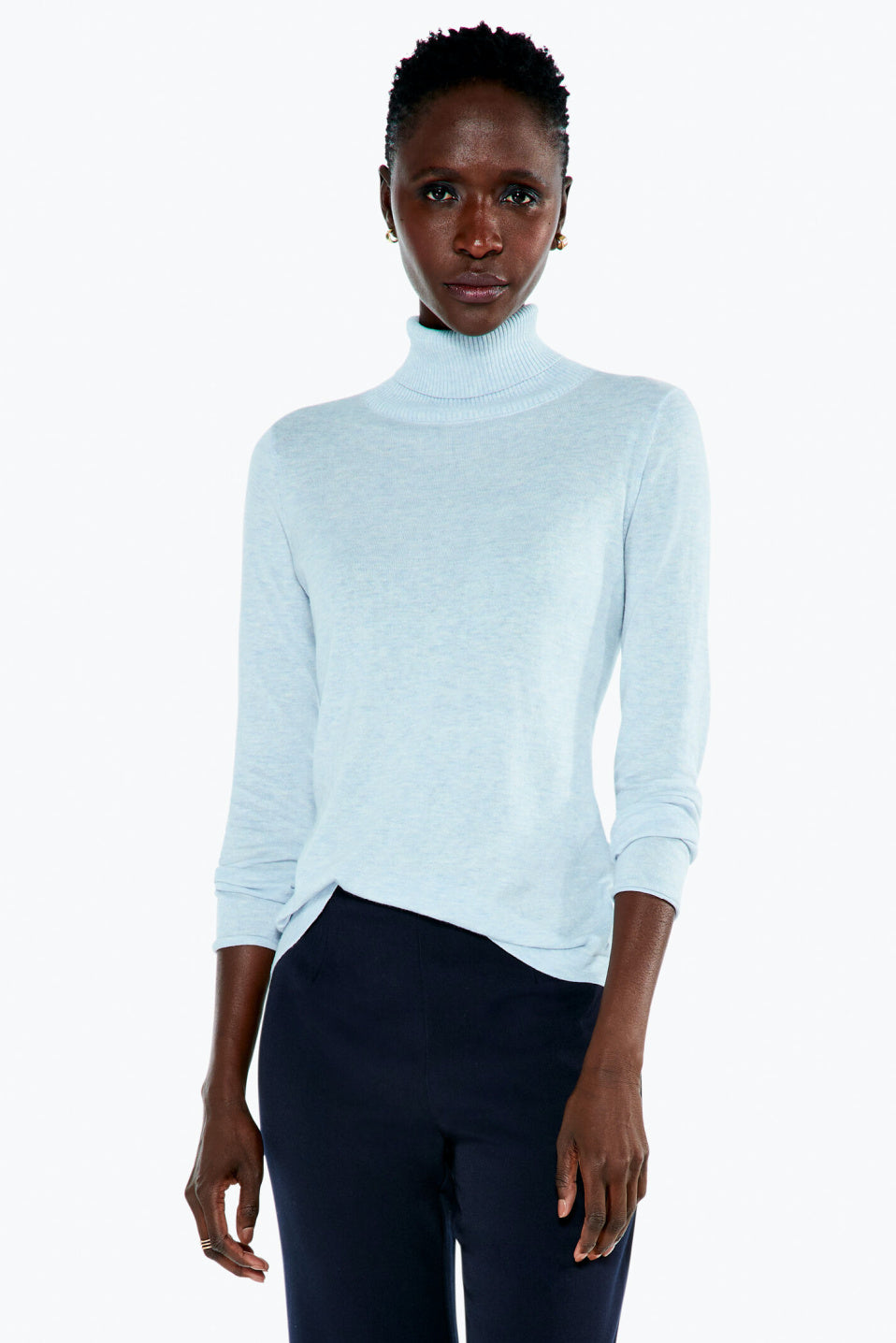 Nic + Zoe Turtleneck Sweater Tee