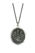Load image into Gallery viewer, Pyrrha Heart of the Wolf Talisman 18&quot; Medium Cable (1.9mm)