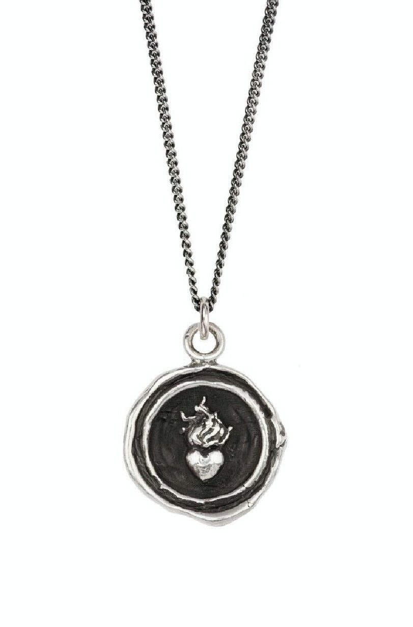 Pyrrha Two Flaming Heart Talisman 16