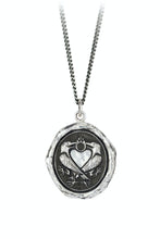 Load image into Gallery viewer, Pyrrha We Two Are One Engravable Talisman 18&quot; Fine Curb Chain