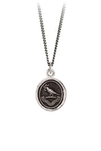 Load image into Gallery viewer, Pyrrha &quot;Gratitude&quot; Talisman Necklace with 20&quot; Fine Curb Chain