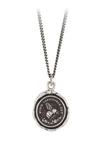 Load image into Gallery viewer, Pyrrha &quot;Nothing Is Impossible&quot; Talisman Necklace with 16&quot; Fine Curb Chain
