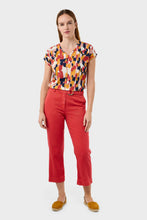 Load image into Gallery viewer, Sandwich Wide Crop Lyocell Pant with Belt