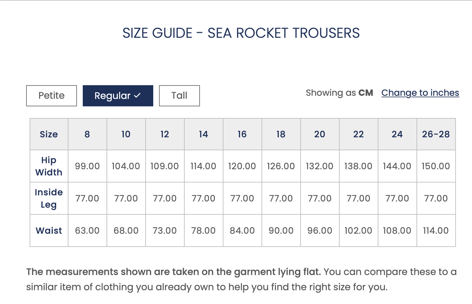 Seasalt Cornwall Sea Rocket Trousers