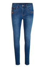 Load image into Gallery viewer, Cream Brenda Jeans Shape Fit