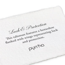 Load image into Gallery viewer, Pyrrha &quot;Luck and Protection&quot; Talisman with 16&quot; Fine Curb Chain