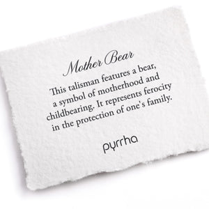 Pyrrha "Mother Bear" Talisman Necklace