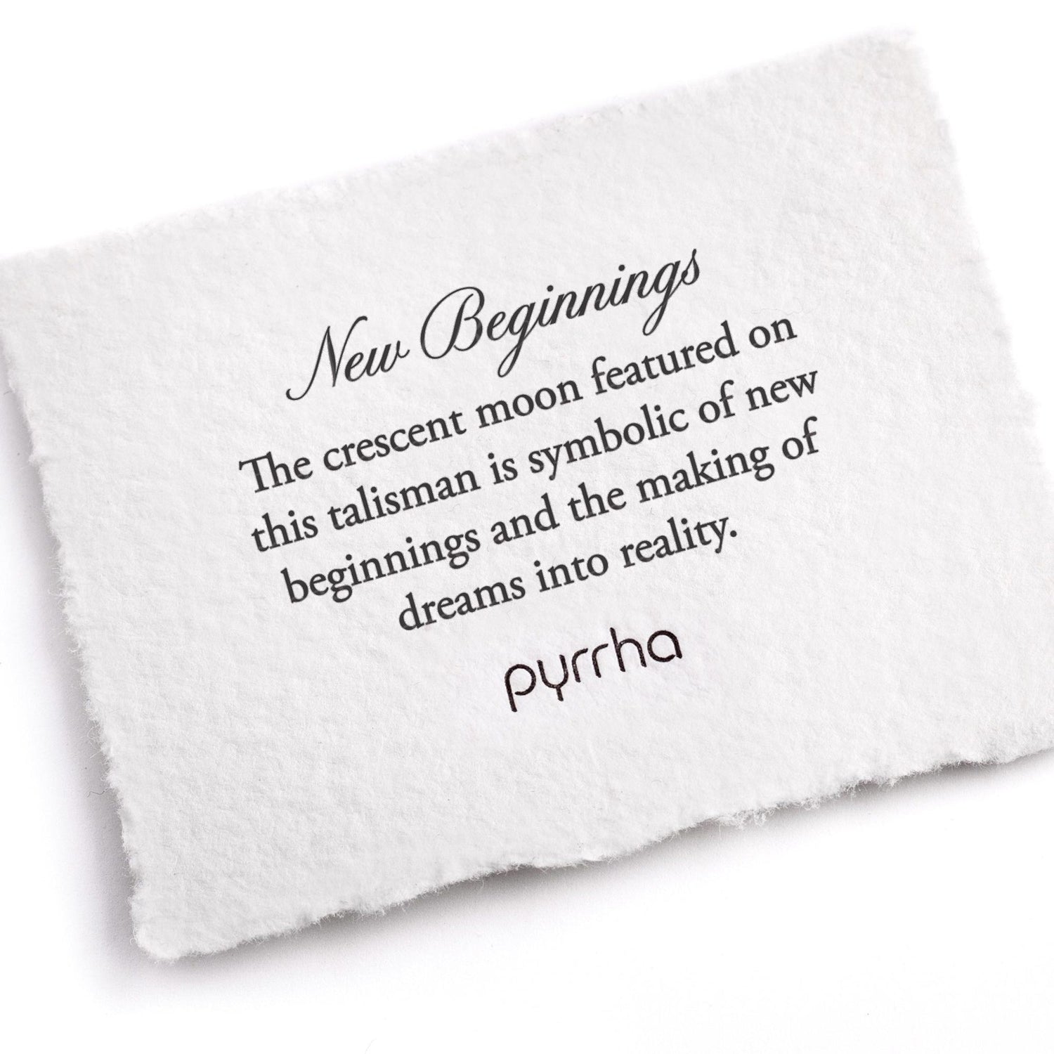 Pyrrha New Beginnings Talisman 16