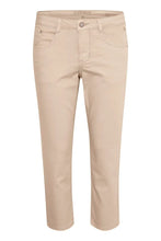 Load image into Gallery viewer, Cream Lotte Twill 3/4 Pant Coco Fit